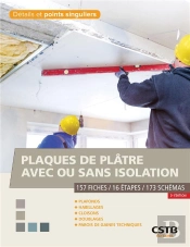 Plaques De Platre Avec Ou Sans Isolation - Plafonds, Habillages, Cloisons, Doublages, Parois De Gain