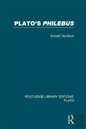Plato'S Philebus (Rle: Plato)