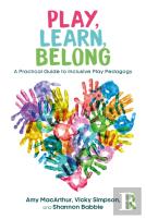 Play, Learn, Belong