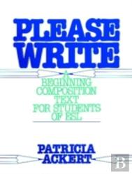 Please Write