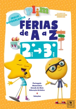 Bertrand.pt - PLIM! Férias de A  a Z - 2.º > 3.º Ano - 2023