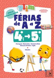 PLIM! Férias de A  a Z - 4.º > 5.º Ano - 2023