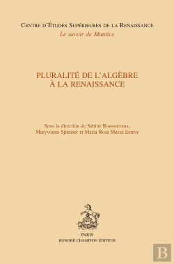 Bertrand.pt - Pluralité De L'Algèbre À La Renaissance