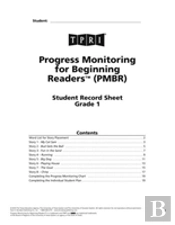 Pmbr Student Record Sheets
