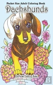 Pocket Size Adult Coloring Book Dachshun