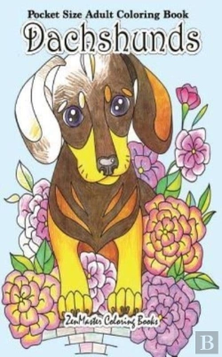 Bertrand.pt - Pocket Size Adult Coloring Book Dachshun