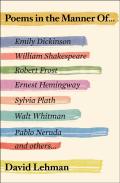 Poems In The Manner Of