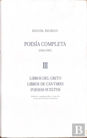 Poesía Completa Manuel Pacheco Tomo Iii