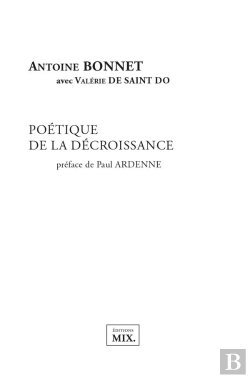Bertrand.pt - Poétique De La Décroissance