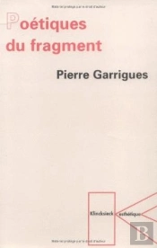Poétiques Du Fragment
