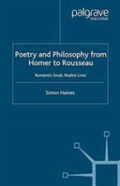 Poetry And Philosophy From Homer To Rousseau