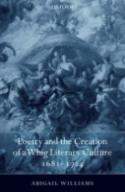Poetry And The Creation Of A Whig Literary Culture 1681-1714