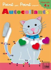 Point Par Point Autocollants : Le Chat