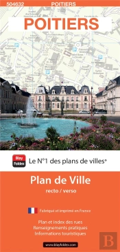 Poitiers : Plan De Ville (Édition 2019)
