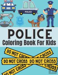 Police Coloring Book For Kids