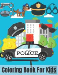 Police Coloring Book For Kids