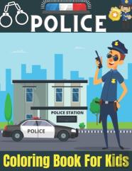 Police Coloring Book For Kids
