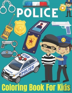 Bertrand.pt - Police Coloring Book For Kids