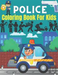 Police Coloring Book For Kids