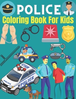 Bertrand.pt - Police Coloring Book For Kids