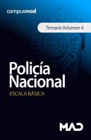Policia Nacional Escala Basica Temario Volumen 4