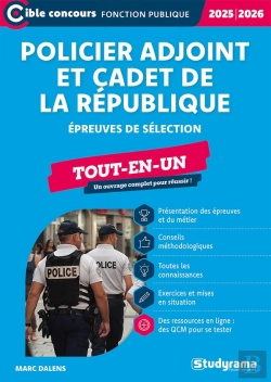 Bertrand.pt - Policier Adjoint Et Cadet De La République : Tout-En-Un (Catégorie C) ; Epreuves De Sélection (Édition 2025/2026)