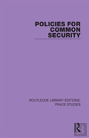 Policies For Common Security