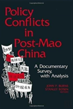 Bertrand.pt - Policy Conflicts In Post-Mao China: A Documentary Survey With Analysis