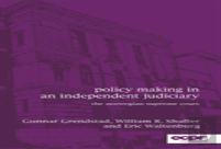 Policy Making In An Independent Judiciary
