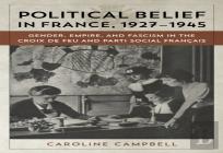 Political Belief In France, 1927-1945