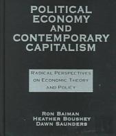 Political Economy And Contemporary Capitalism