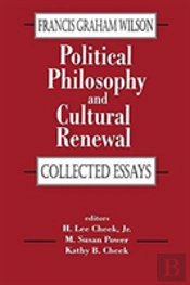 Political Philosophy And Cultural Renewal