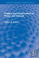 Politics And Government At Home And Abroad