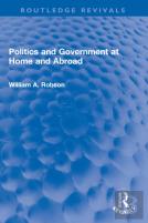Politics And Government At Home And Abroad