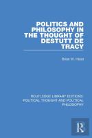 Politics And Philosophy In The Thought Of Destutt De Tracy