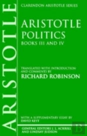 Politics: Books Iii And Iv