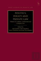 Politics, Policy And Private Law, Volume Ii