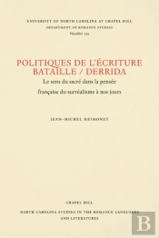 Politiques De L'Ecriture Bataille / Derrida