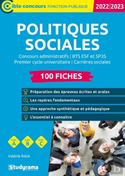 Bertrand.pt - Politiques Sociales  100 Fiches - Edition 2022  Categories A, B, C