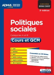 Politiques Sociales ; Catégories A Et B ; Cours Et Qcm (2016-2017)