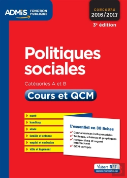 Bertrand.pt - Politiques Sociales ; Catégories A Et B ; Cours Et Qcm (2016-2017)