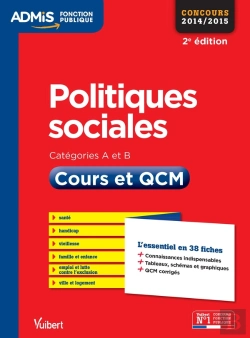 Bertrand.pt - Politiques Sociales ; Cours Et Qcm ; Catégories A Et B (2e Édition)