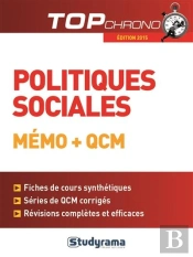 Politiques Sociales ; Mémo + Qcm (3e Édition)