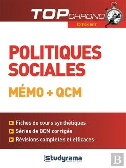 Bertrand.pt - Politiques Sociales ; Mémo + Qcm (3e Édition)