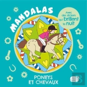 Poneys Et Chevaux (Coll. Carnet Mandalas Avec Des Stickers Phosphorescents)