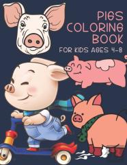 Pony Coloring Book For Kids Ages 4-8