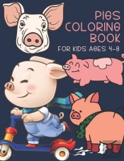 Pony Coloring Book For Kids Ages 4-8