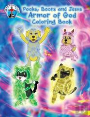Pooks, Boots And Jesus Armor Of God Coloring Book