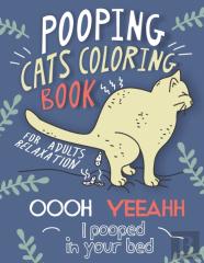Pooping Cats Coloring Book