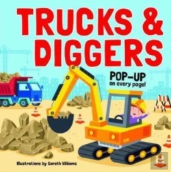 Bertrand.pt - Pop Up Book - Trucks And Diggers